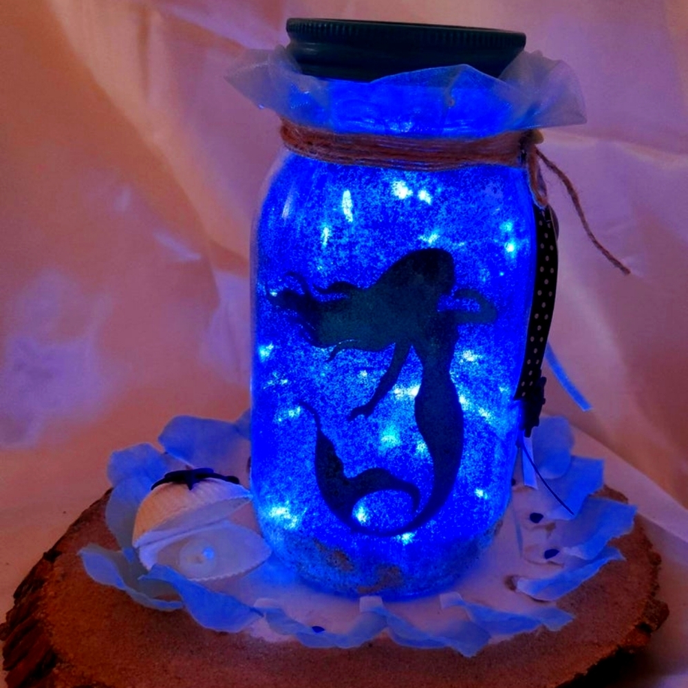 🧜‍♀️ Mermaid  fairy lantern hand made